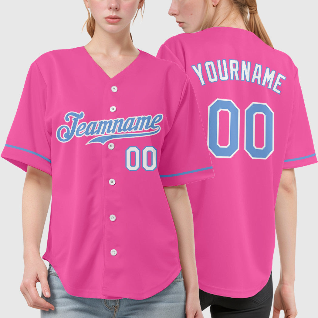 Custom Red Black-White Baseball Jersey