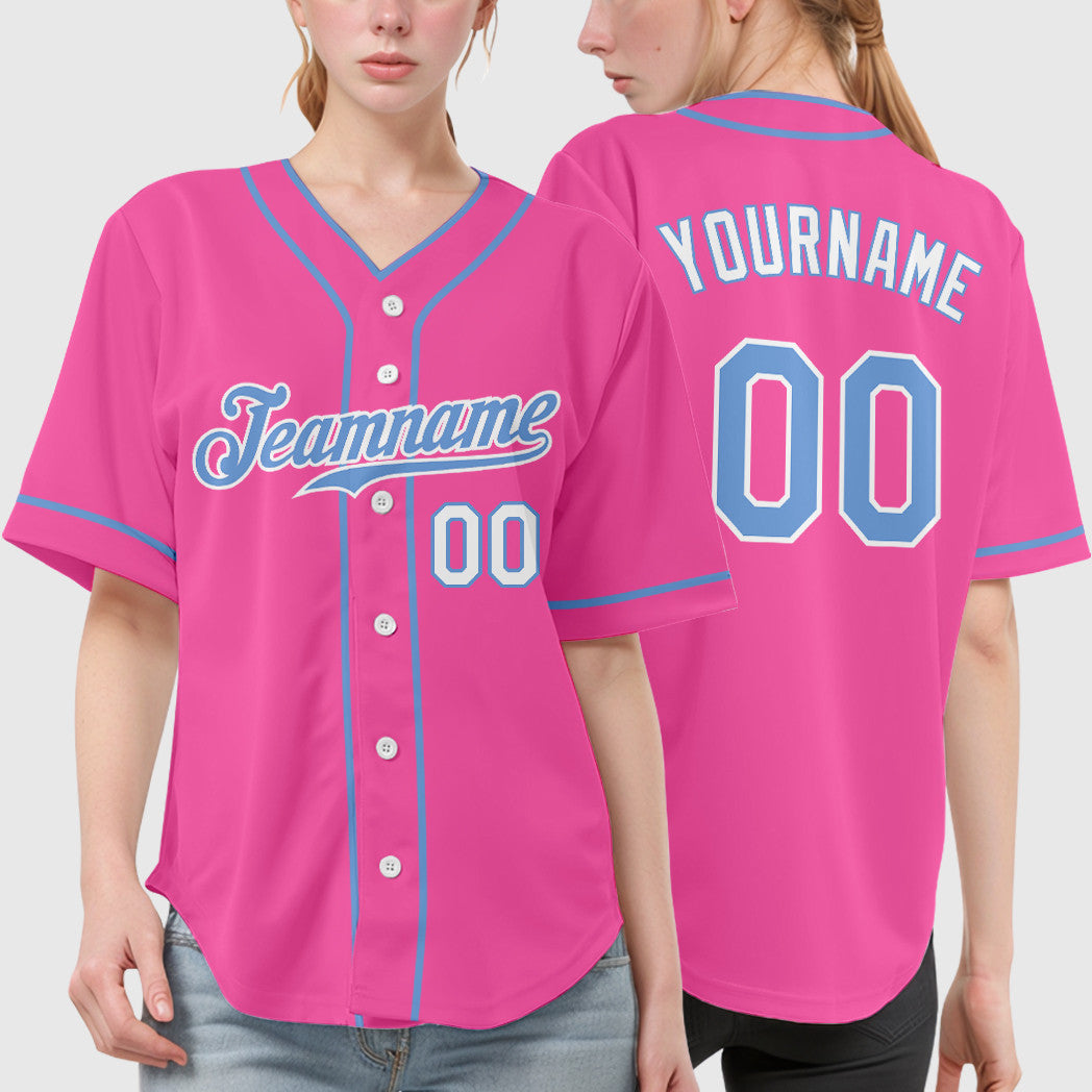 Custom Red Black-White Piping Baseball Jersey