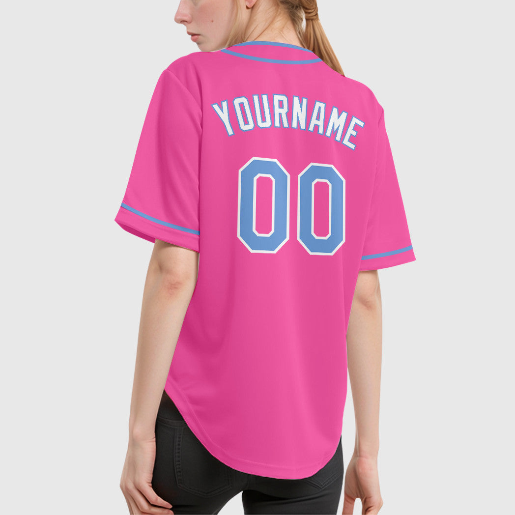 Custom Red Black-White Piping Baseball Jersey
