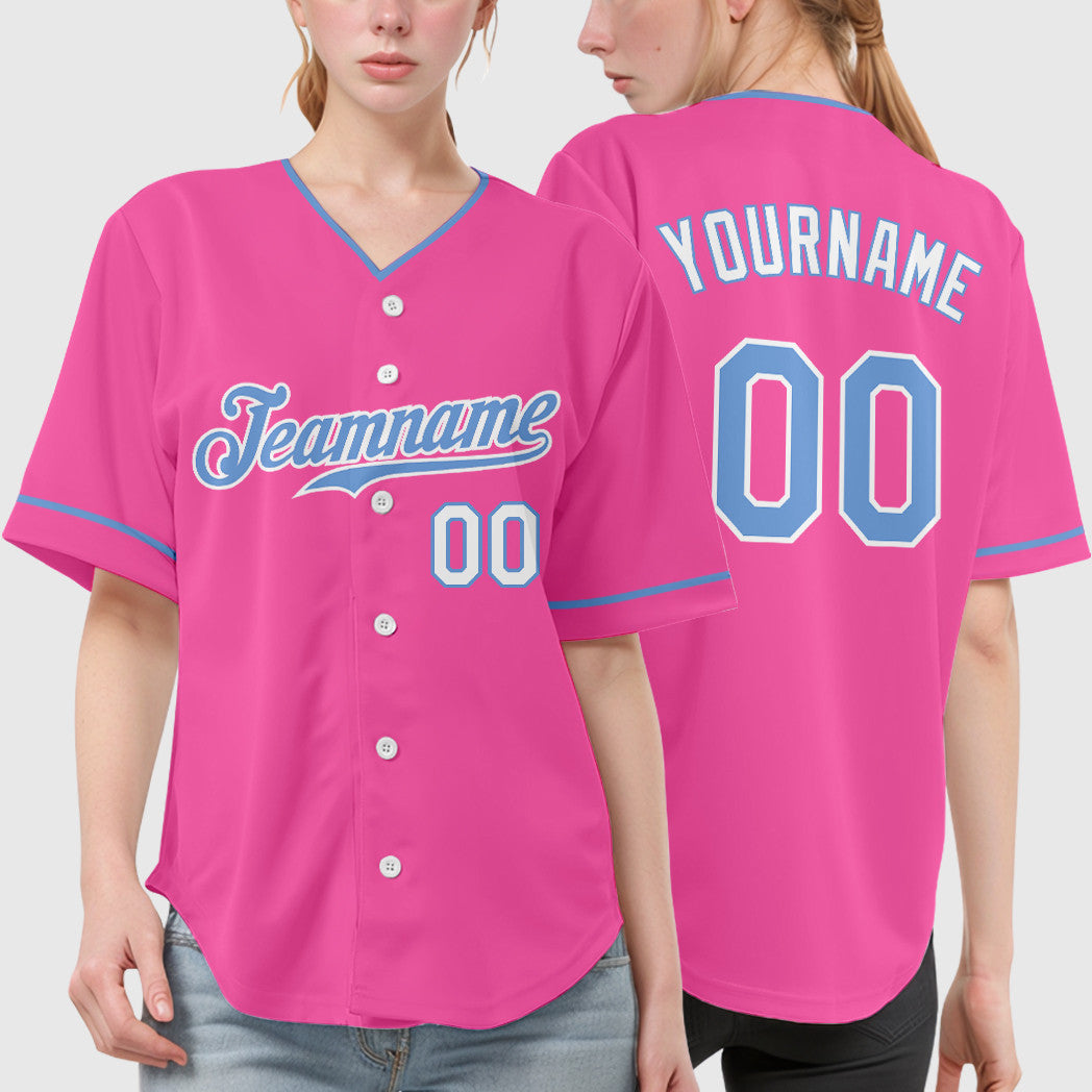 Custom Red Black-White Collar Sleeve Baseball Jersey