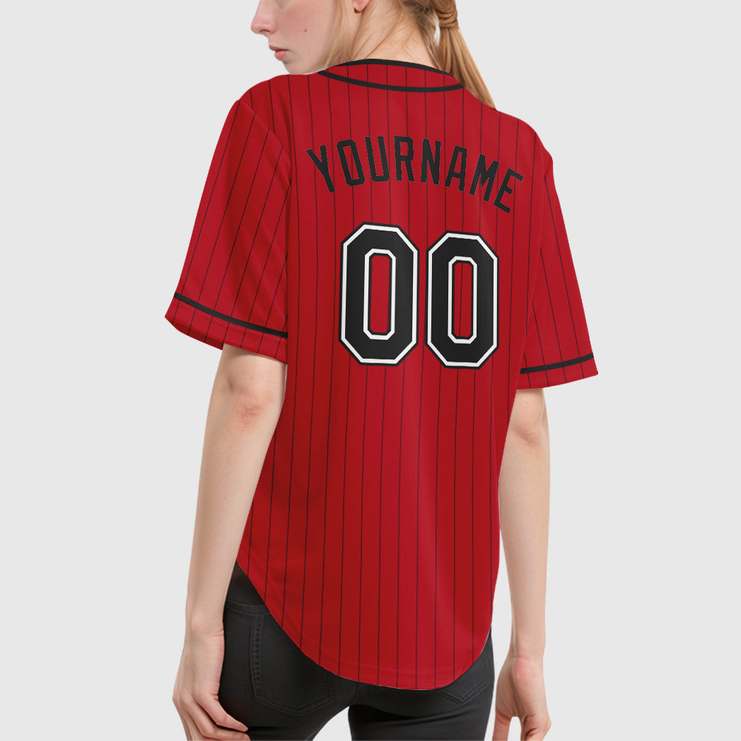 Custom Royal Gold Gold-White Piping Pinstripe Baseball Jersey