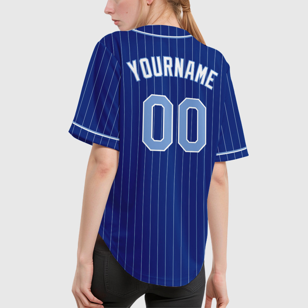 Custom White Black-Gray Piping Pinstripe Baseball Jersey